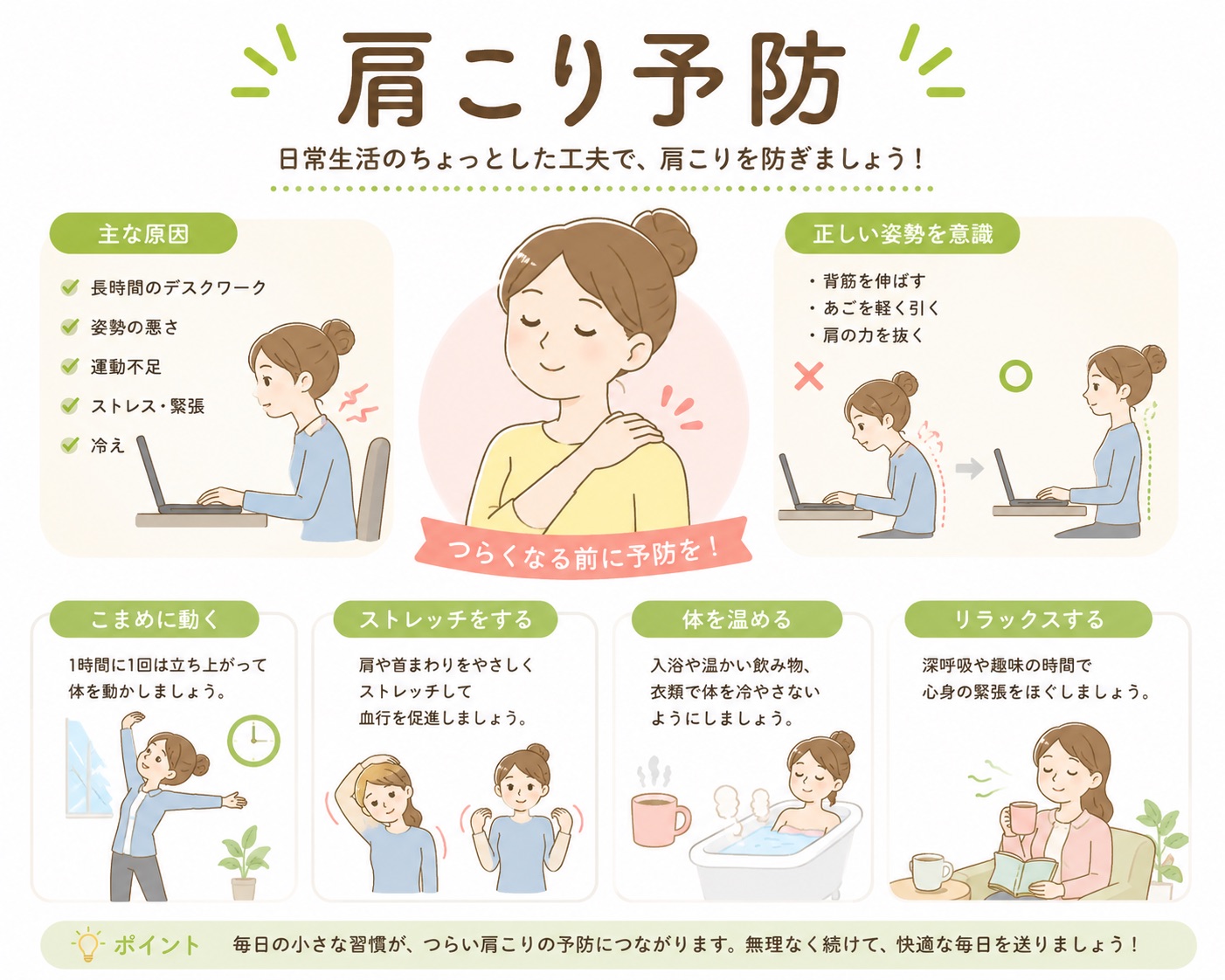 理学療法士が教える肩こり予防completeガイド|今日からできる簡単セルフケア