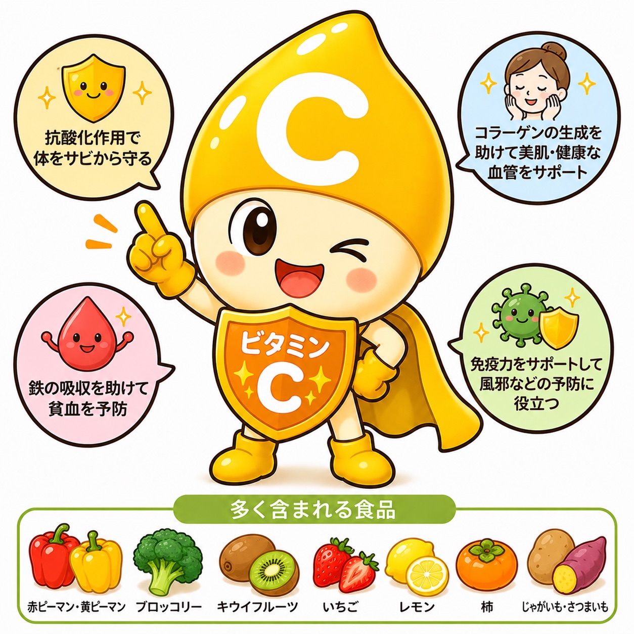 ビタミンC完全ガイド｜美容・免疫・鉄の吸収を支える栄養素の正体