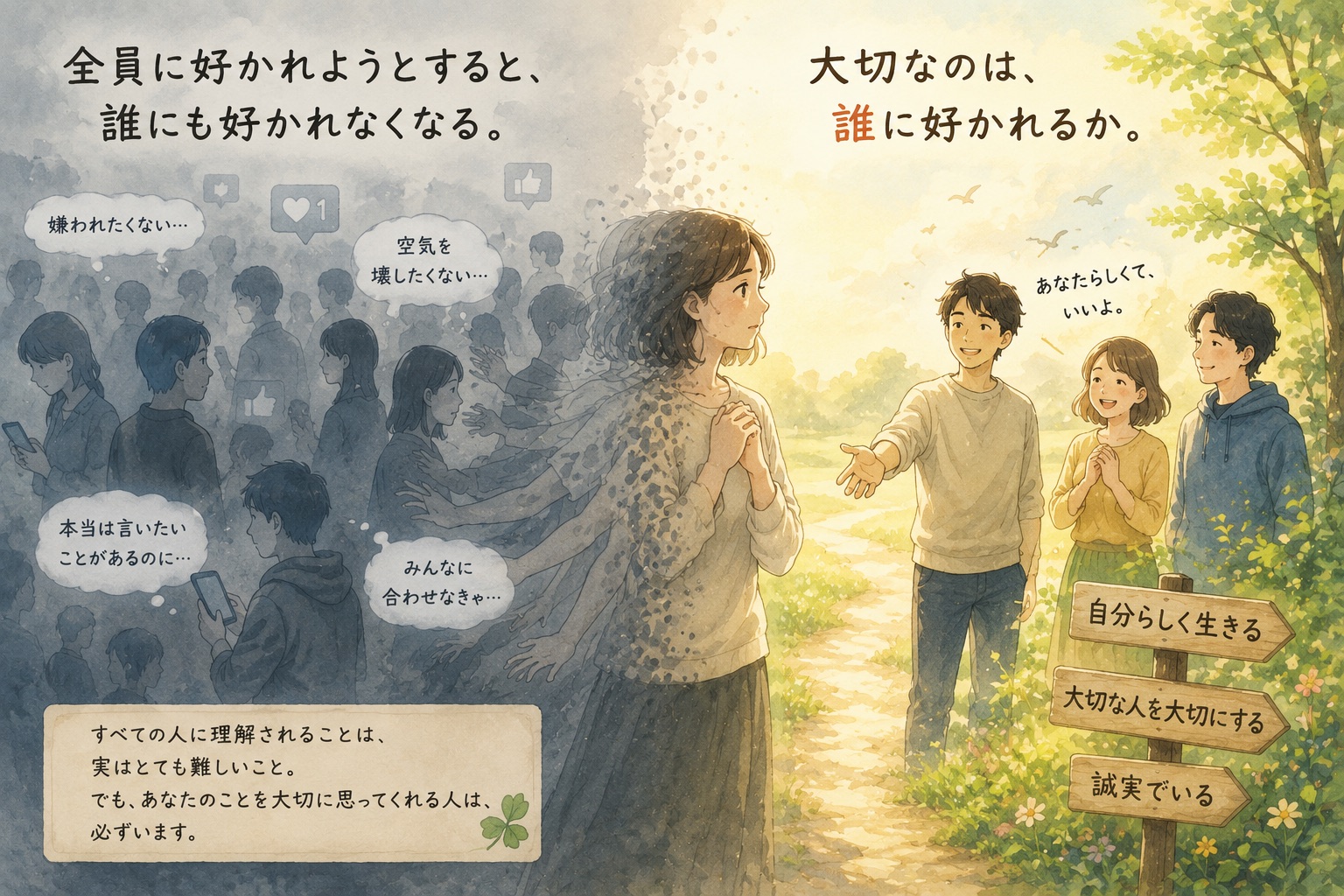 全員に好かれようとすると、誰にも好かれなくなる理由