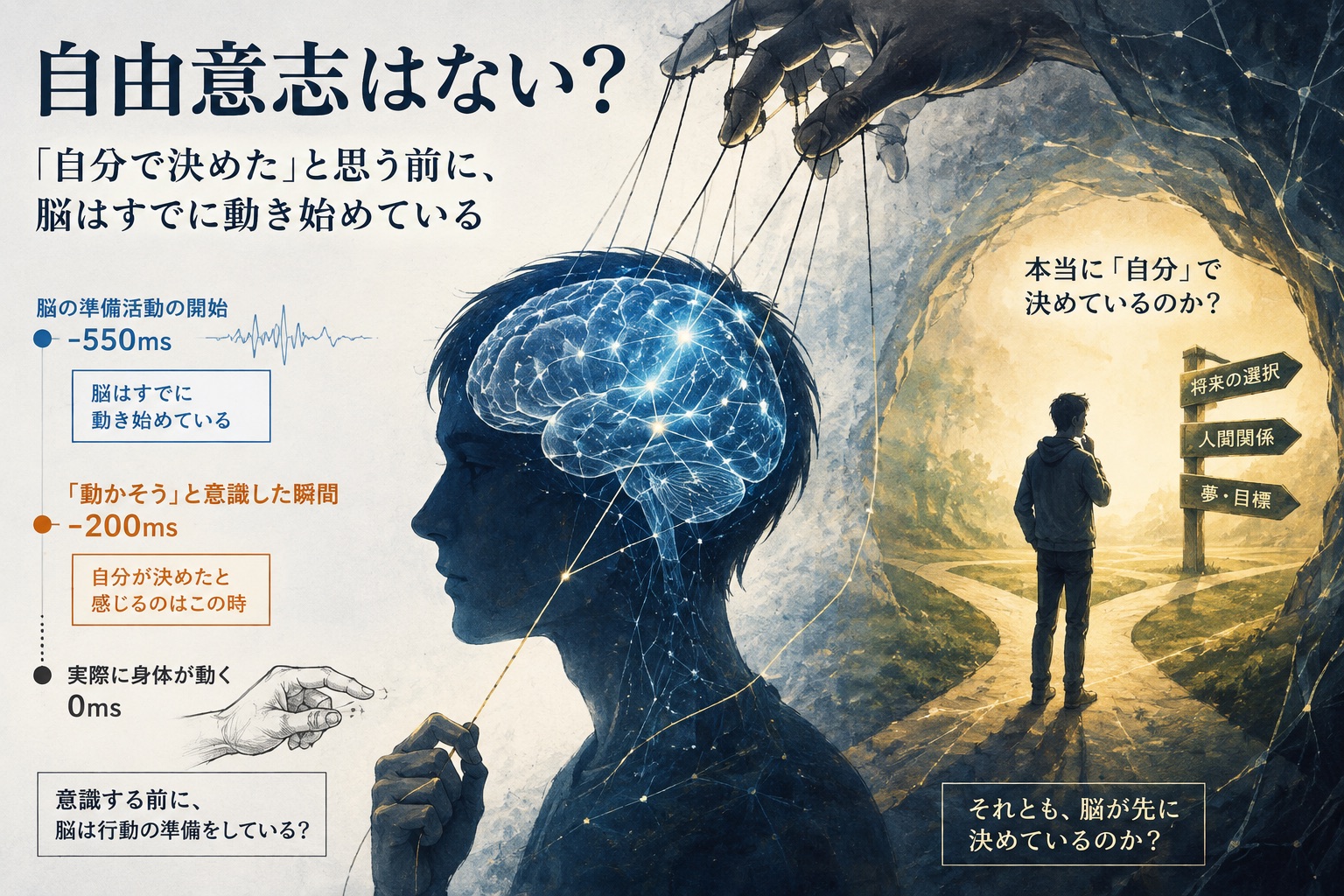 「決めた」のは誰か——自由意志の正体を探る脳科学の旅